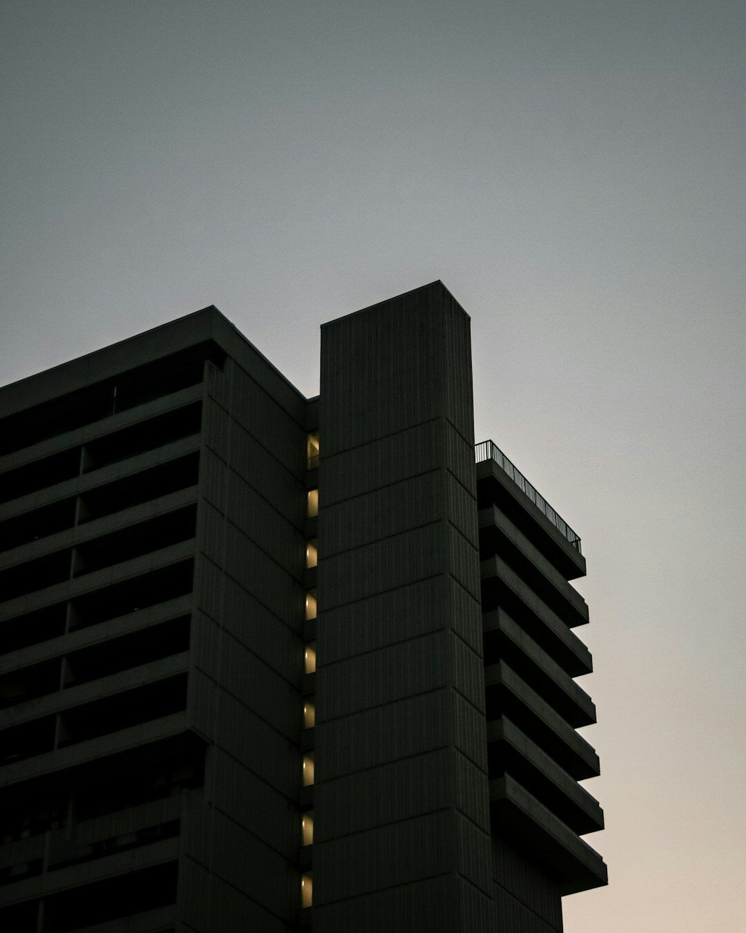 street shadows at dusk