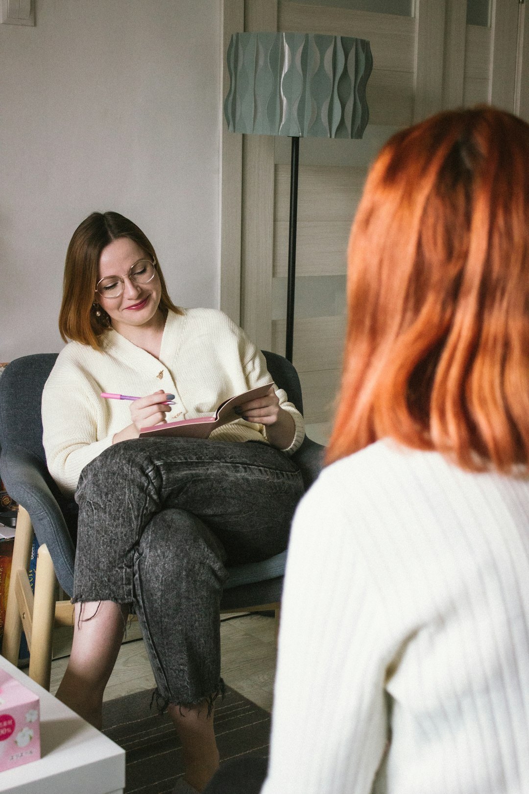 woman sharing personal story